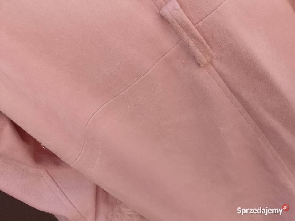 38M Bershka Ekskluzywny różowy płaszcz z Kraków