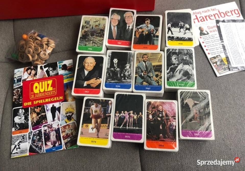 Gra planszowa Das Quiz des 20 jahrhunderts Wiek od 9 Planszowe Opole