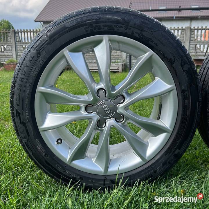 Felgi Audi z oponami Letnimi17 5x112 Et 56OPIS świętokrzyskie Wilczkowice