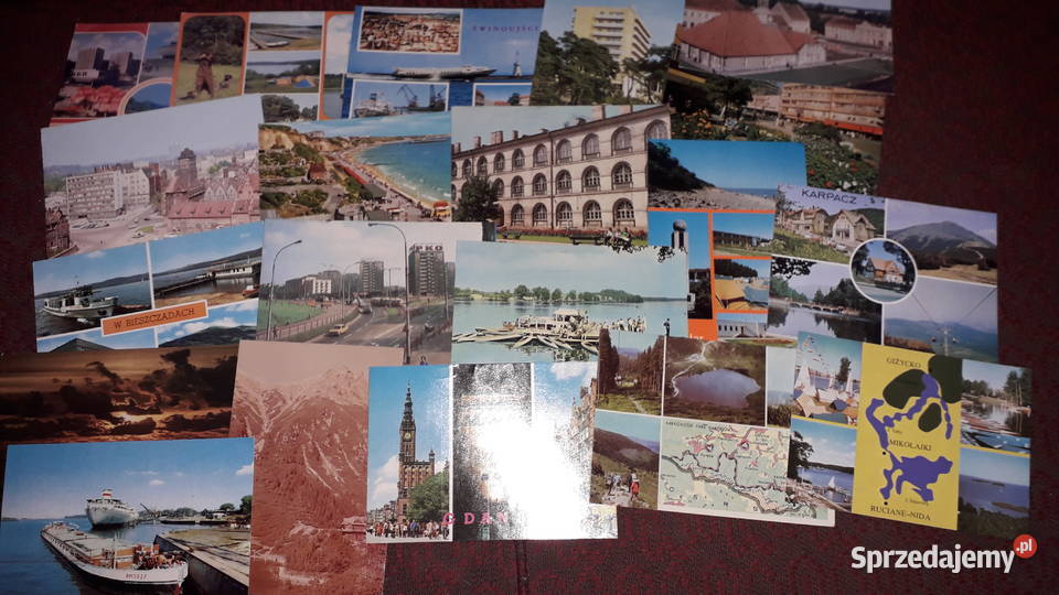 Pocztówki widokówki PRL 112 sztuk Katowice
