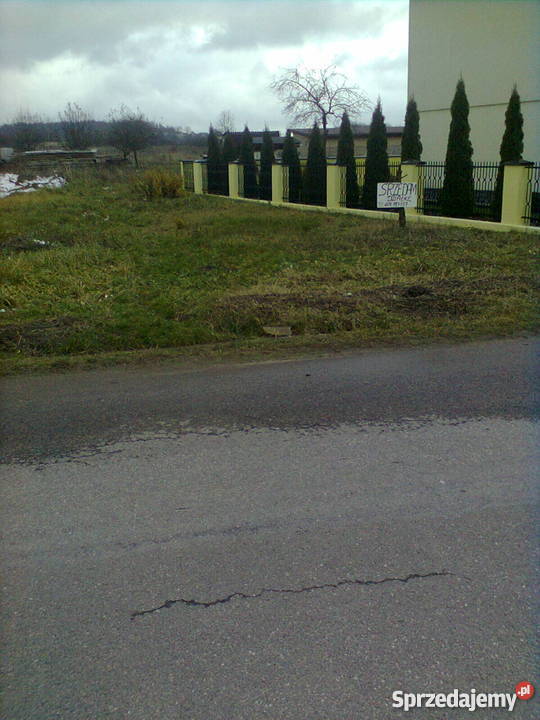 Działka budowlana Gmina Piekoszów Spr asfalt Lesica