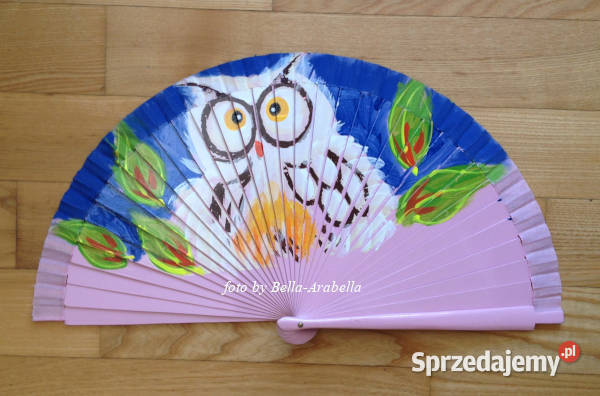 wachlarze hiszpańskie z ręcznie malowanymi