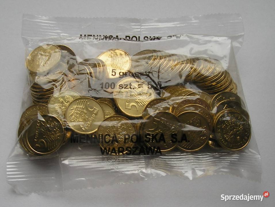 Polska 5 groszy 2011 woreczek bankowy menniczy Łódź sprzedam