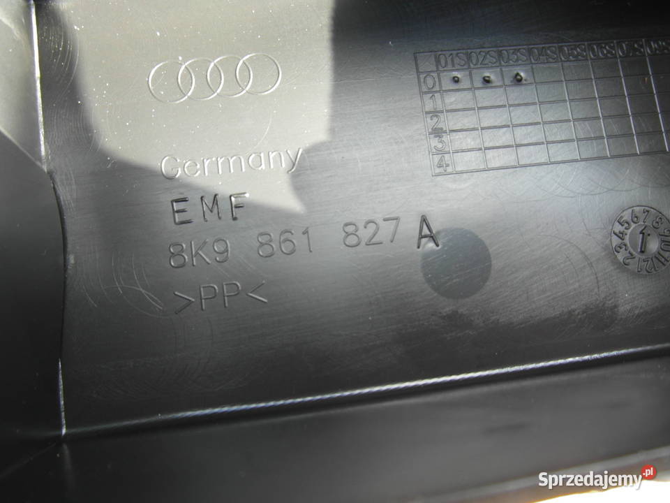 OSŁONA LISTWA BAGAŻNIKA 8K9861827A AUDI A4 AVANT Pozostałe zachodniopomorskie Szczecin