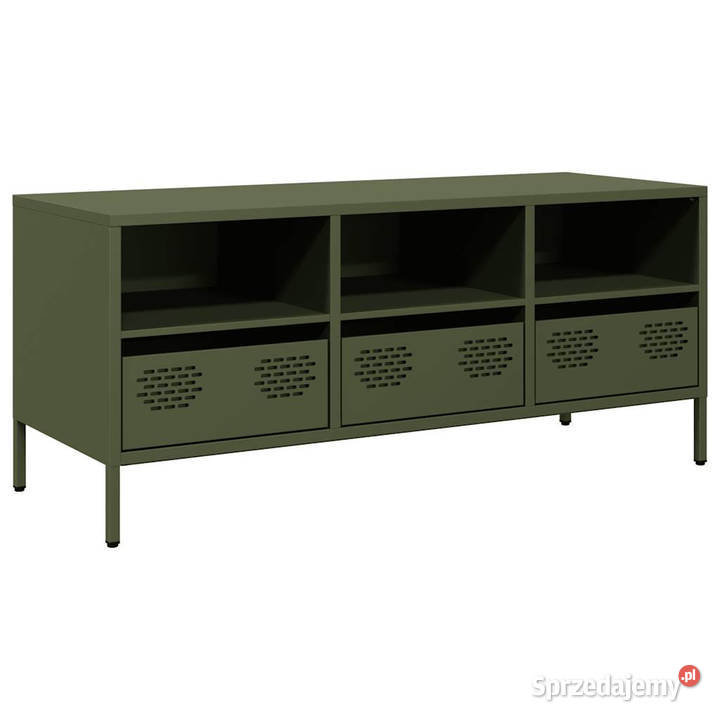 Szafka RTV oliwkowa 1015x39x435 stal walcowana Warszawa