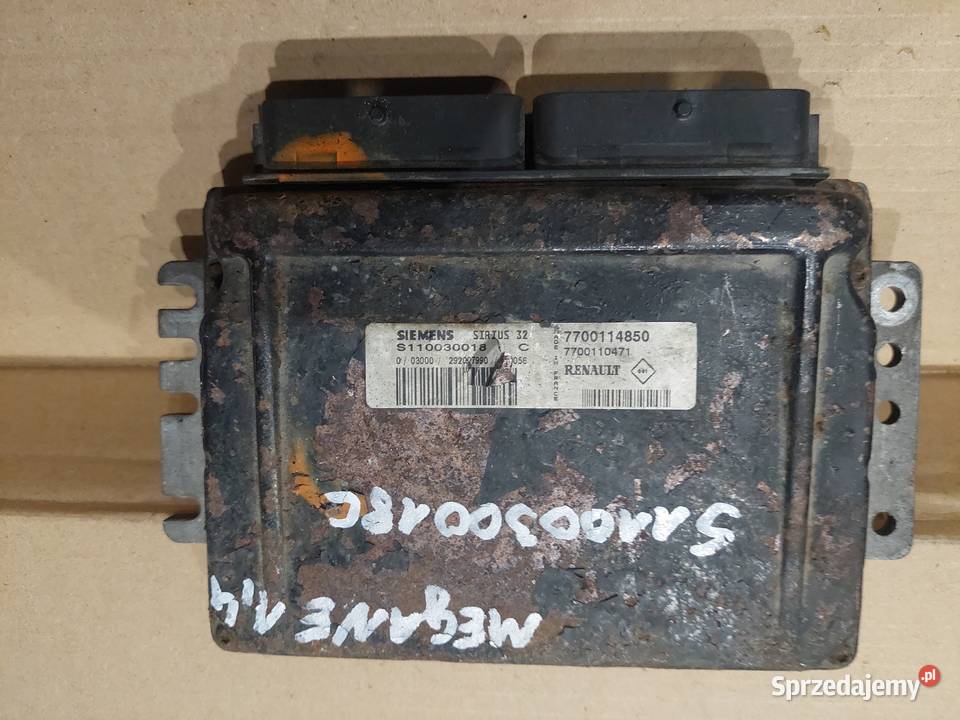 RENAULT MEGANE 14 komputer sterownik 7700114850 osobowe Kielce