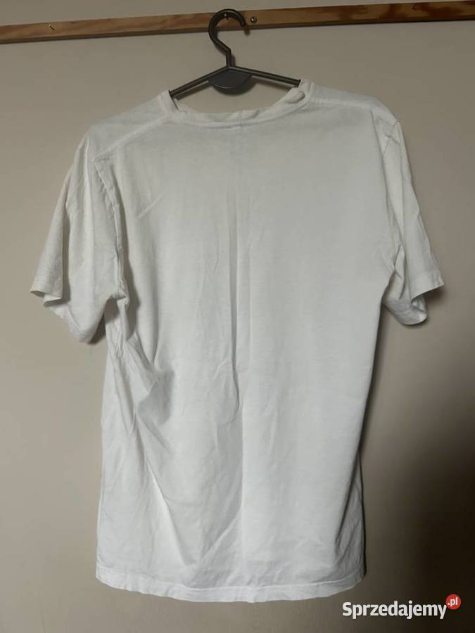 Męska biała koszulka GEORGE Casual S OKAZJA Rozmiar S Zamość sprzedam