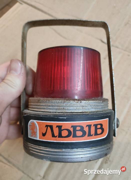 Lampa ostrzegawcza cccp prl osobowe Wolbrom
