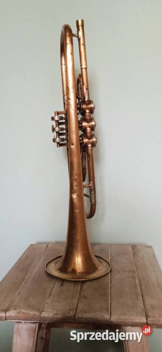 Stara mosiężna trąbka Kraków