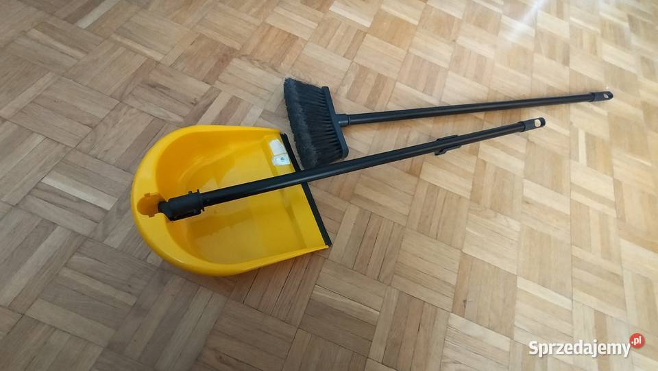 Szczotka zmiotka z szufelką na długim kijku Warszawa