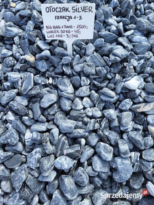 Otoczak Silver Grecki szary kamień Kamienie Konstancin-Jeziorna
