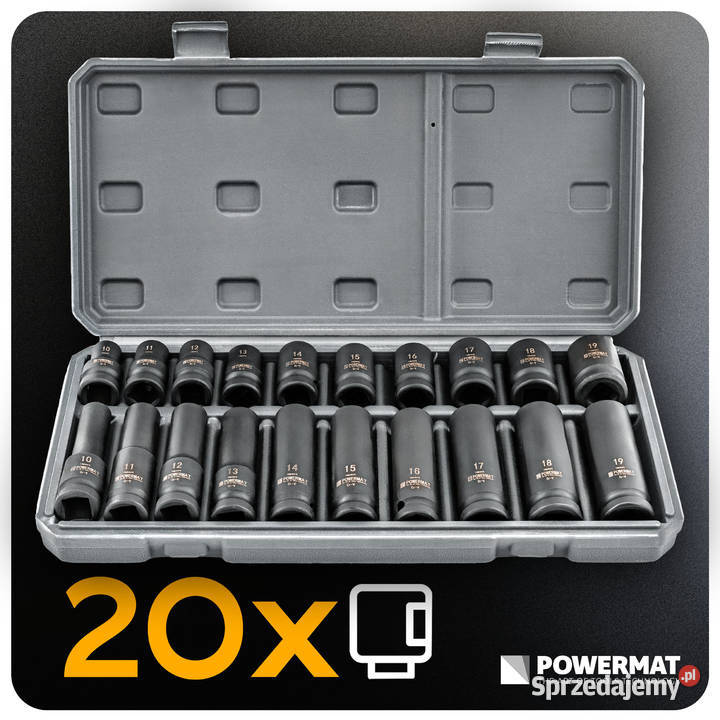 nasadki udarowe hex 12 crv 20 38mm 78mm śląskie Katowice sprzedam