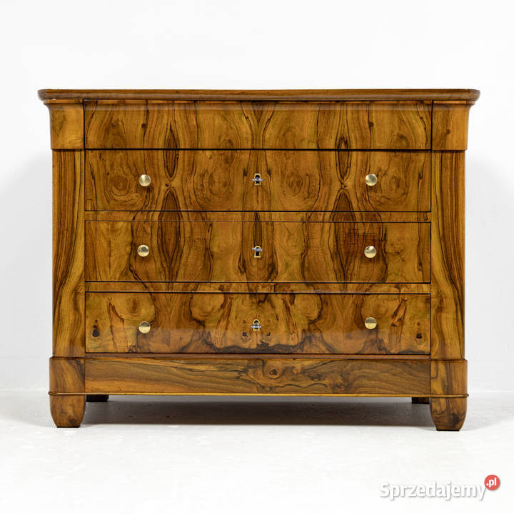 Komoda biedermeier 18351840 orzech antyk stara