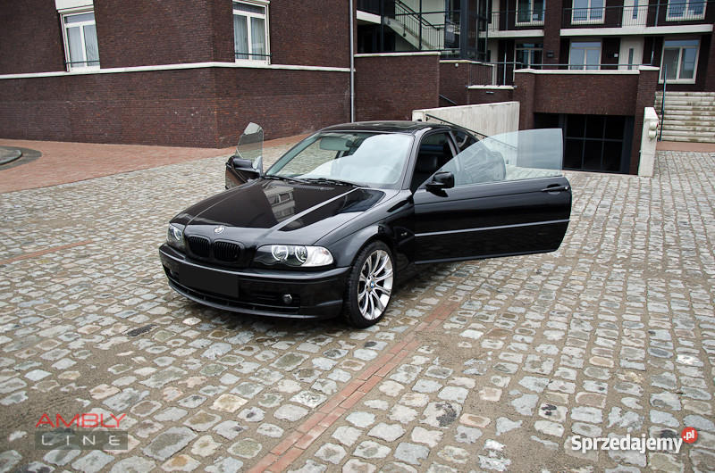 BMW E46 Coupe czarny Seria 3 Warszawa