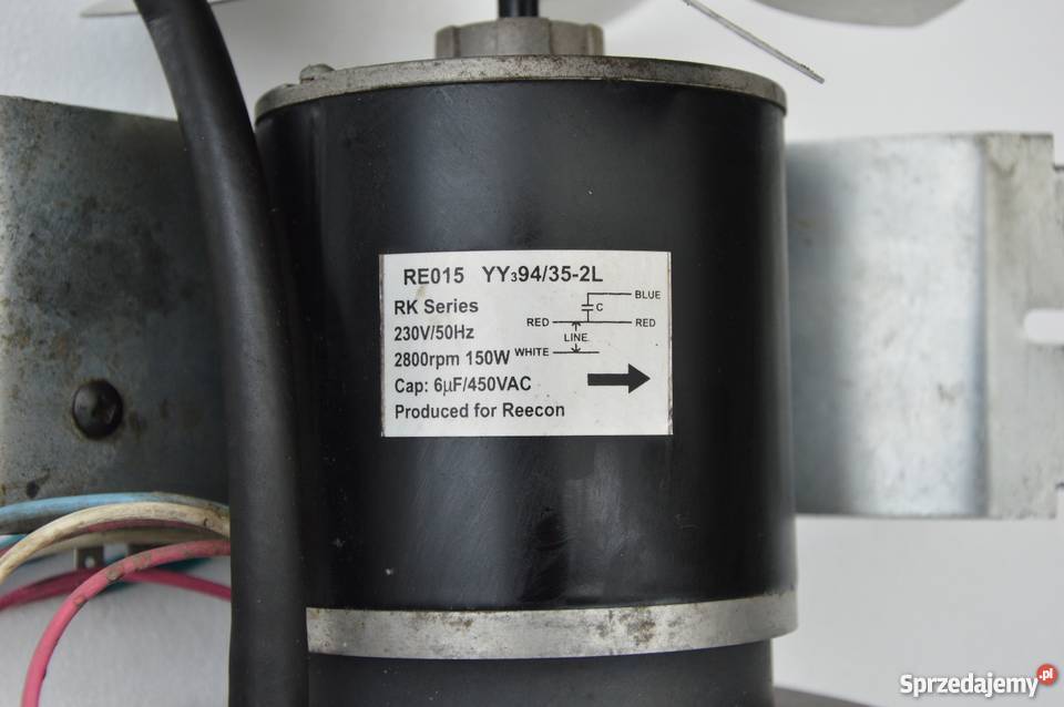 Silnik elektryczny 150W do nagrzewnicy olejowej Pszczyna