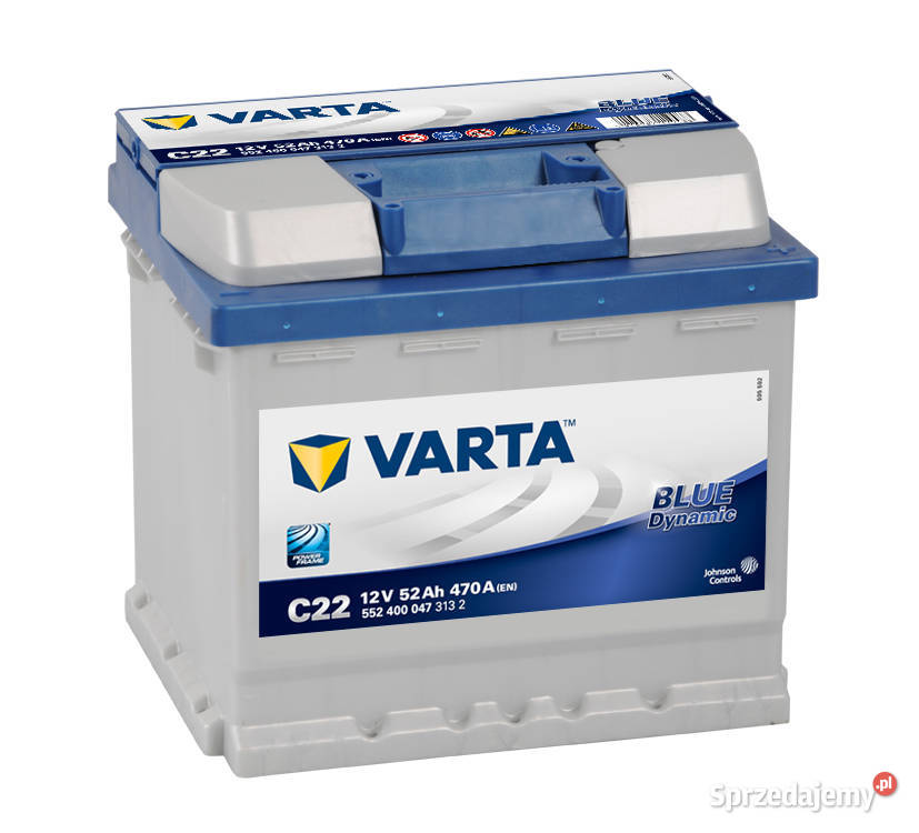 Akumulator Varta Blue Dynamic C22 12V 52Ah 470A
