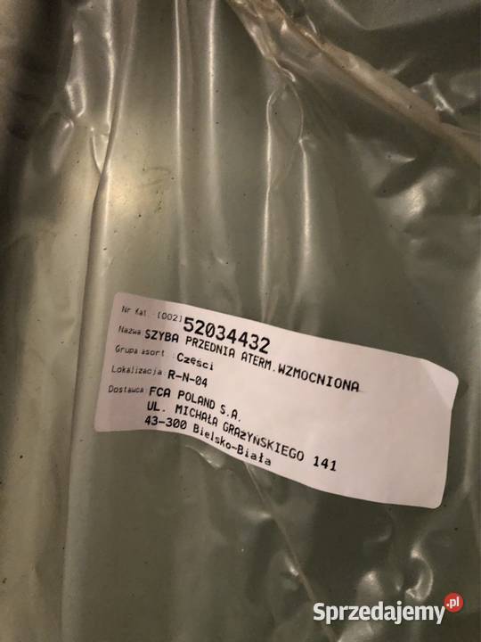 Nowa Szyba Przednia Czołowa Fiat Tipo II 2 2016 osobowe Kozy
