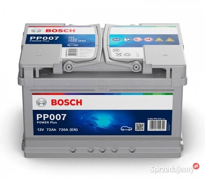 Akumulator 72Ah 720A EN Bosch PP007 wcześniej