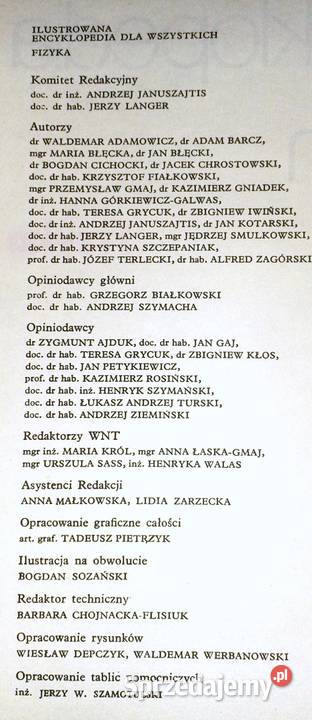 Fizyka Ilustrowana encyklopedia wszystkich