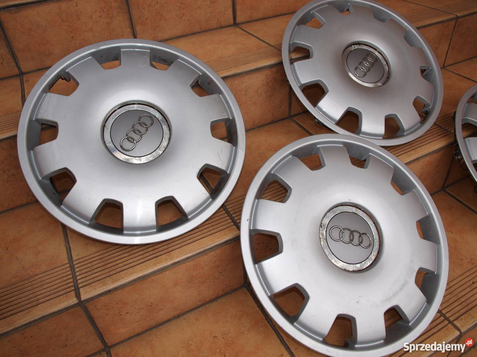 Audi kołpaki 16 oryginalne 4 sztuki Audi (oryginalne) Koła i felgi Kalisz