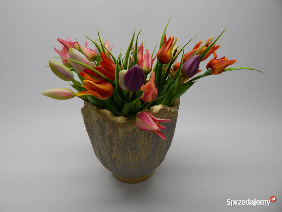 Donica Betonowa 22 Szara Złota Grabina