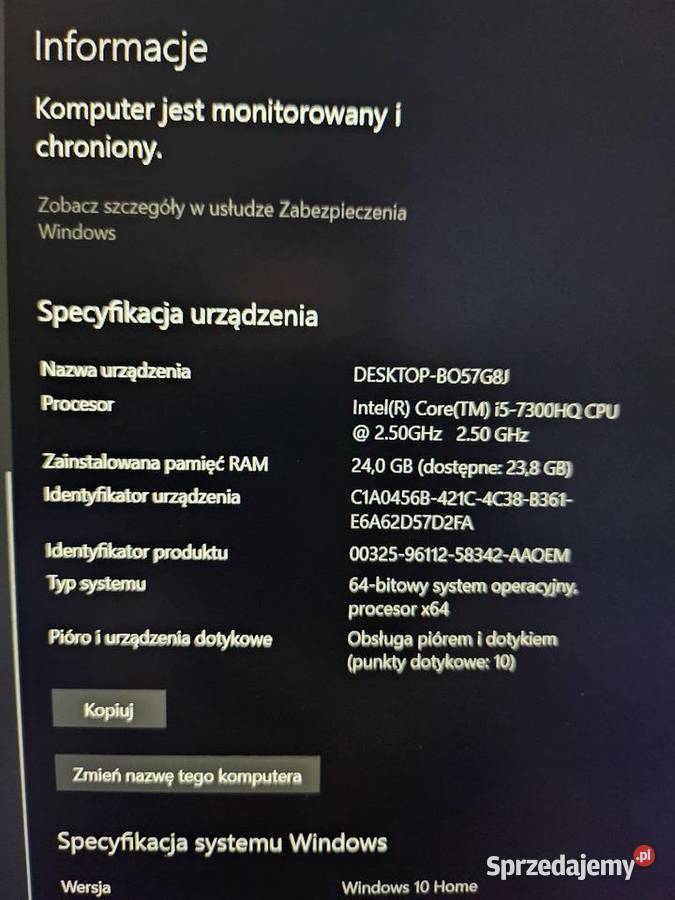 Laptop IBM Lenovo Yoga 72015 i57300HQ 24GB 1000 pomorskie Gdańsk