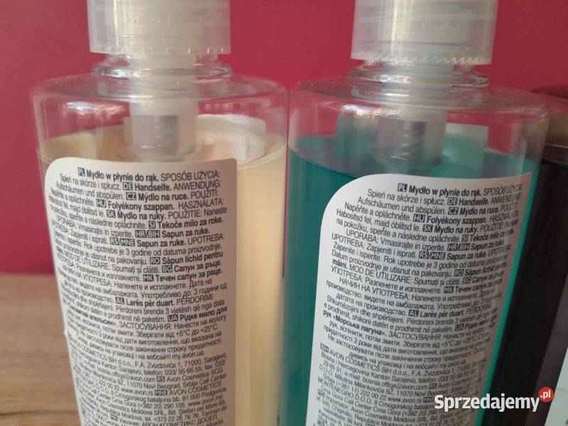 Zestaw 3 sztuk mydło w płynie Avon 250ml śląskie Siewierz