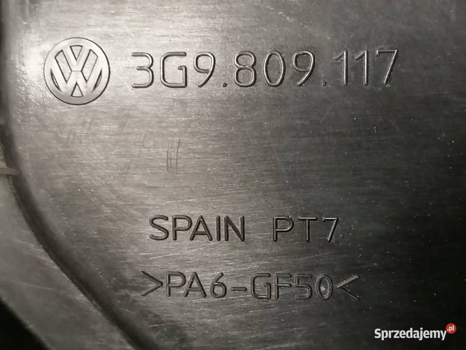 VW PASSAT B8 KOMBI KLAPKA WLEW PALIWA 3G9809117 wielkopolskie Pleszew