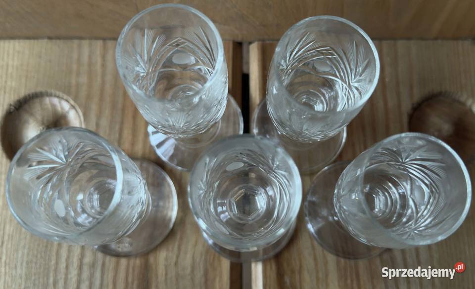 Kryształowe Kieliszki PRL 12