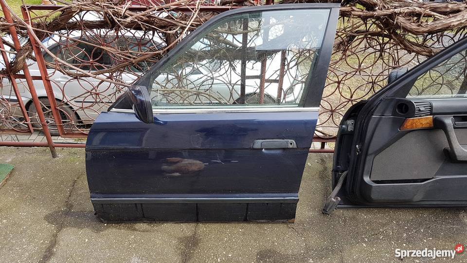 Kompletne drzwi BMW E34 lewy przód lubuskie Żary