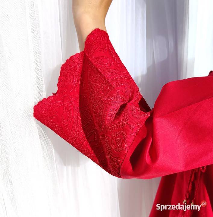 Długa tunika indyjska M 38 różowa bawełna boho zachodniopomorskie Szczecin