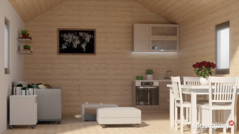 Domek letniskowy ogrodowy całoroczny 55x3 15mm Lublin