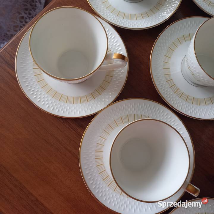 Komplet filiżanek EDELSTEIN 11 sztuk śląskie Bielsko-Biała sprzedam