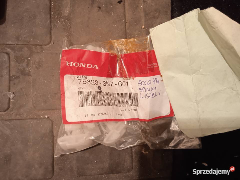 OEM Honda spinka listwy ito Łódź