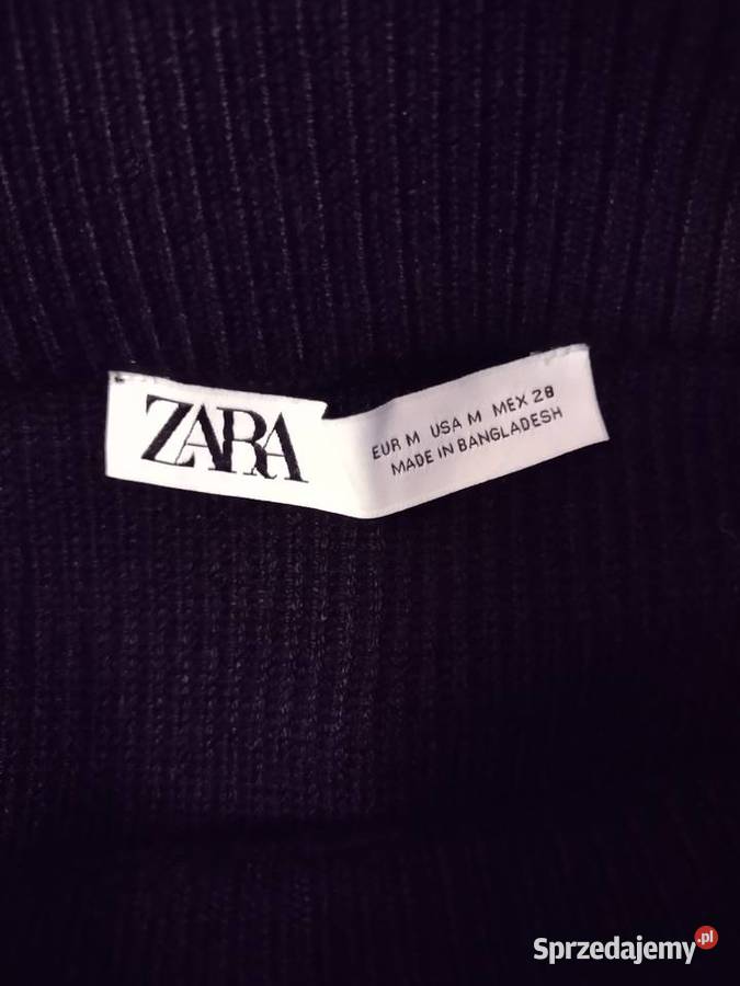 38M ZARA Czarna długa spódnica ołówkowa z Kraków