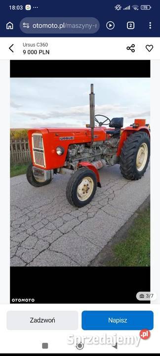 Ursus 360c małopolskie Zakopane