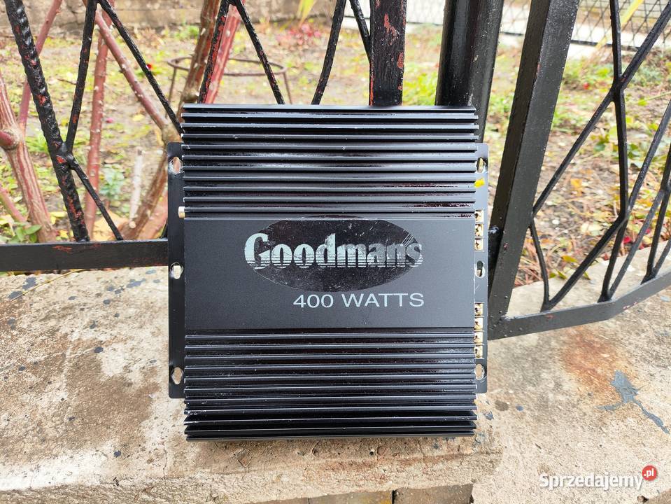 Wzmacniacz samochodowy 2 kanałowy GOODMANS Ilość kanałów 2 Wzmacniacze Niegowonice