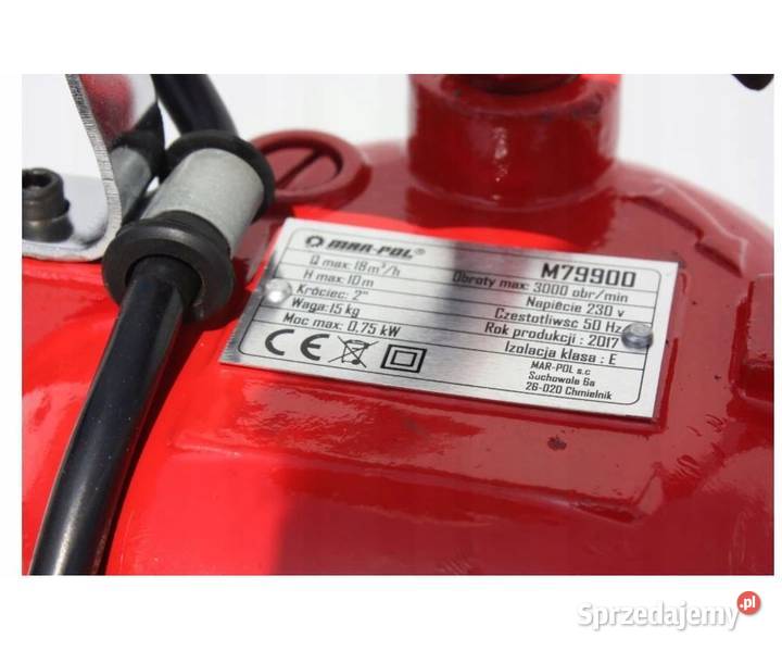 POMPA do brudnej szamba wody MARPOL18000 lh Ostrołęka