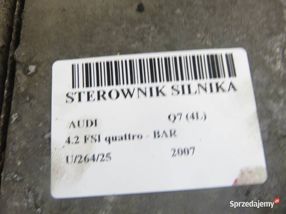 STEROWNIK AUDI Q7 4L 42 FSI 4L0910560C osobowe