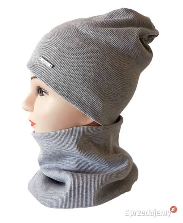 Komplety czapka z kominem na jesień zimę i