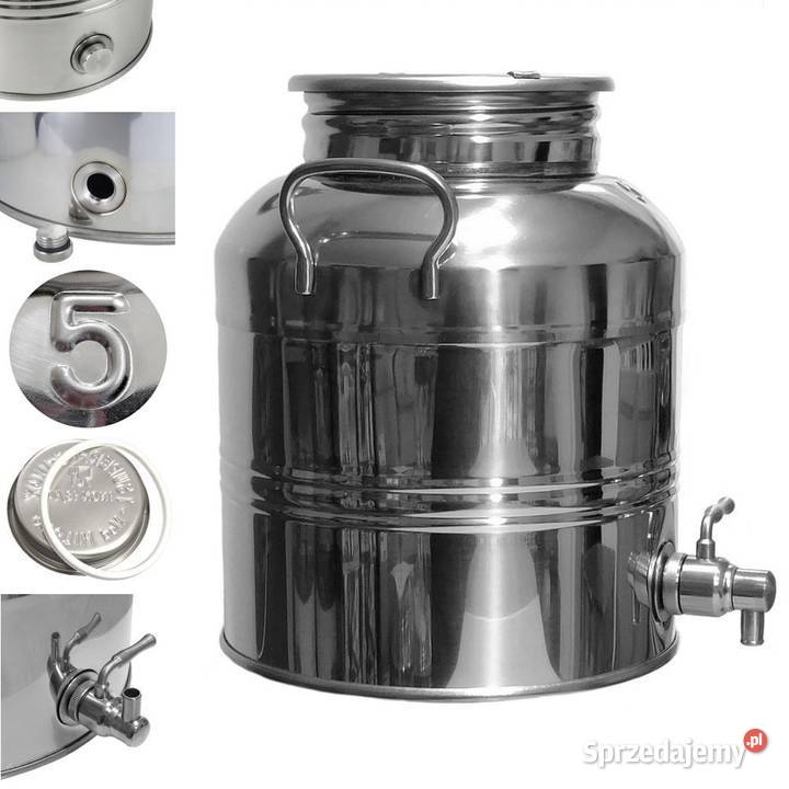 Beczka stal nierdzewna inox beczułka Antałek