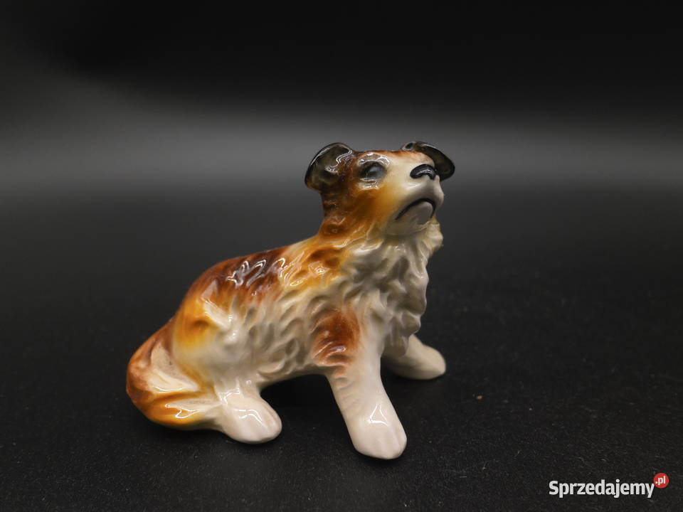 Figurka psa Collie porcelana Goebel wielkopolskie Raszków
