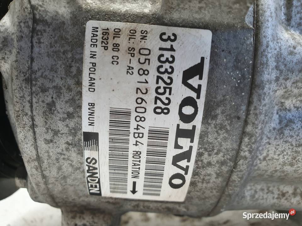 SPRĘŻARKA KLIMATYZACJI Volvo S60 II V60 20 D4