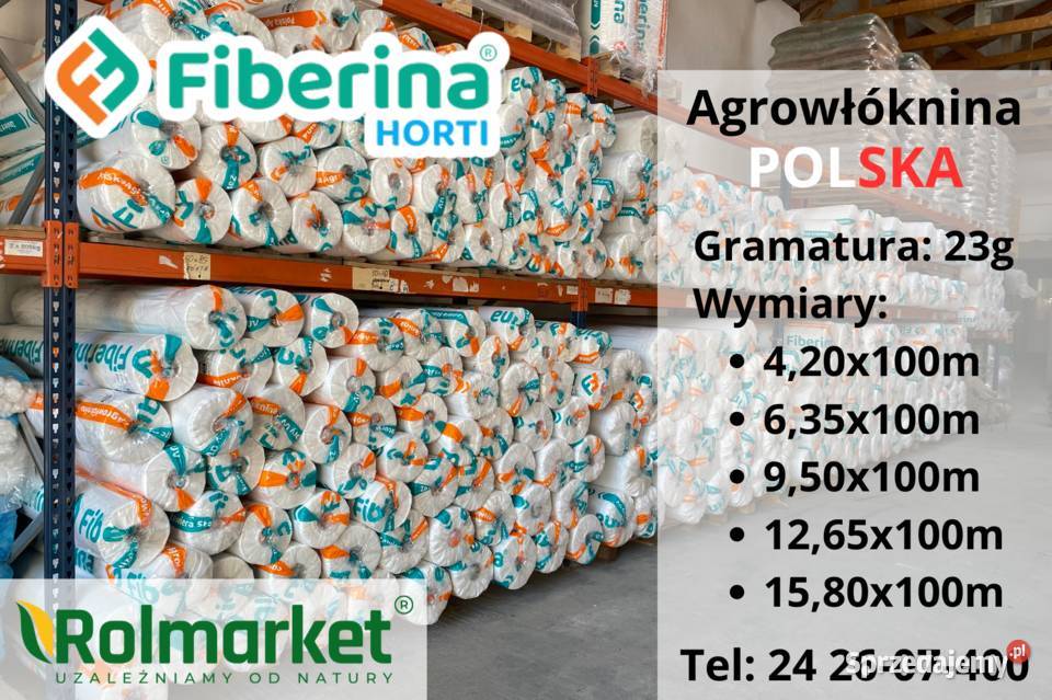 Agrowłóknina Polska z UV Włóknina okryciowa P19 Pozostałe Płock