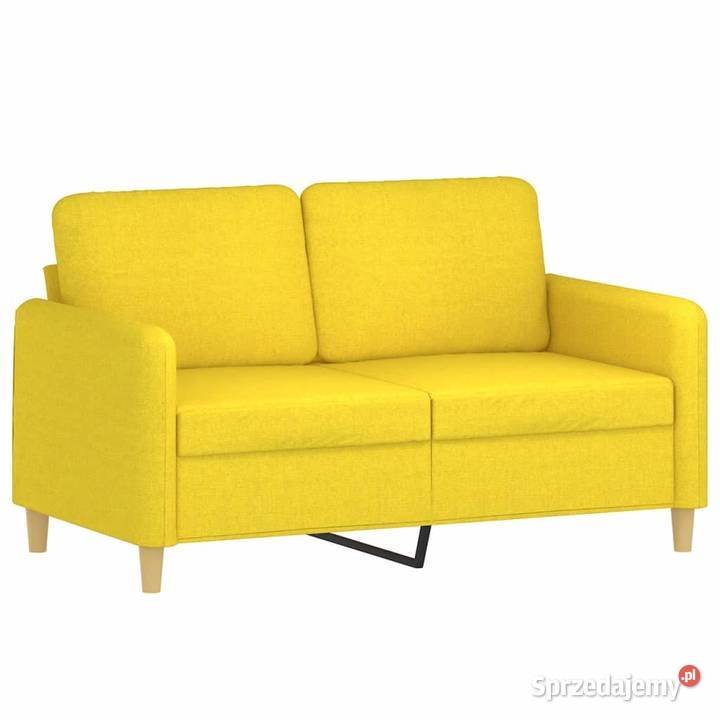 vidaXL Sofa 2osobowa jasnożółta 120 SKU359475 Warszawa