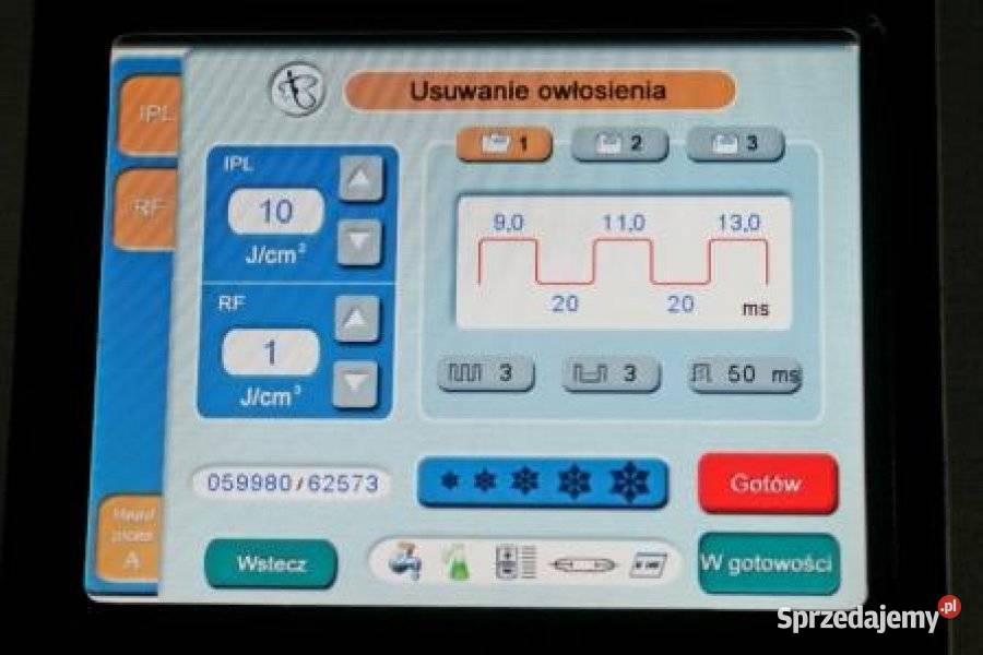 Laser IPL RF MED APOLO HS 310C używany Pozostałe Żary