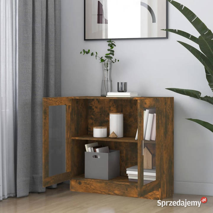 Witryna przydymiony dąb 825 x 305 x 80 WM815615 Warszawa