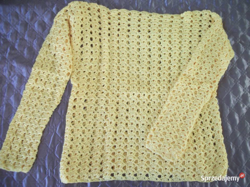 BLUZKA ŻÓŁTA SZYDEŁKOWA Przemyśl