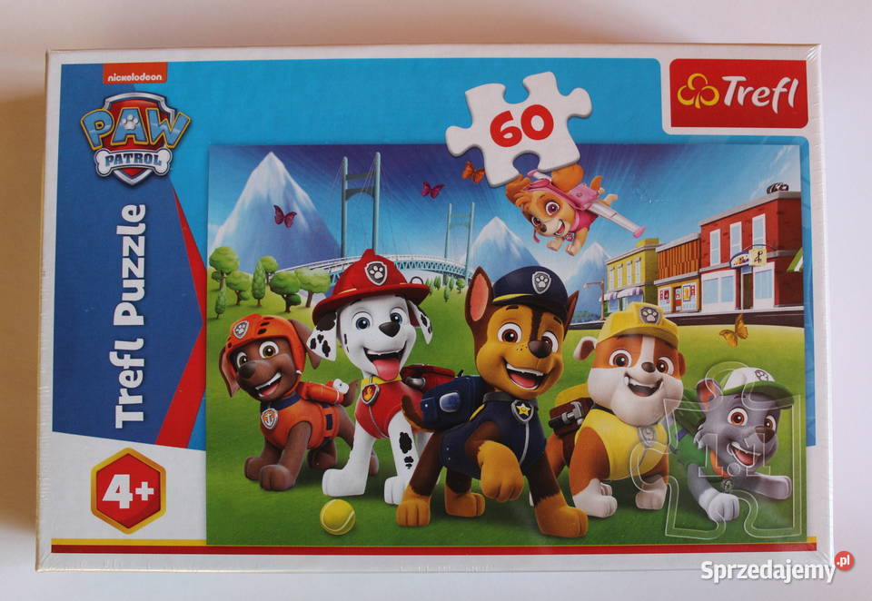 Puzzle Psi Patrol Na Polanie 60 Elementów Trefl
