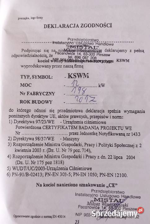 Kocioł piec CO na węgiel